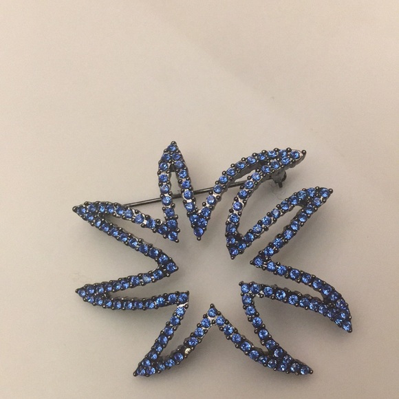 Jewelry - Blue star brooch